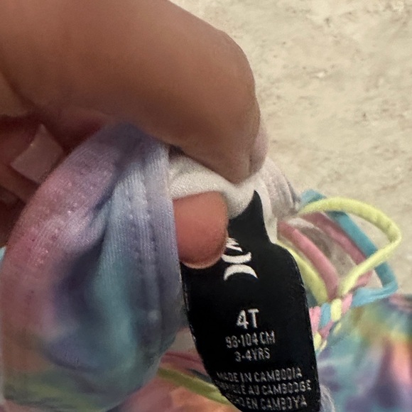 Hurley Kids Rainbow Tie-Dye Bikini - Picture 8 of 8